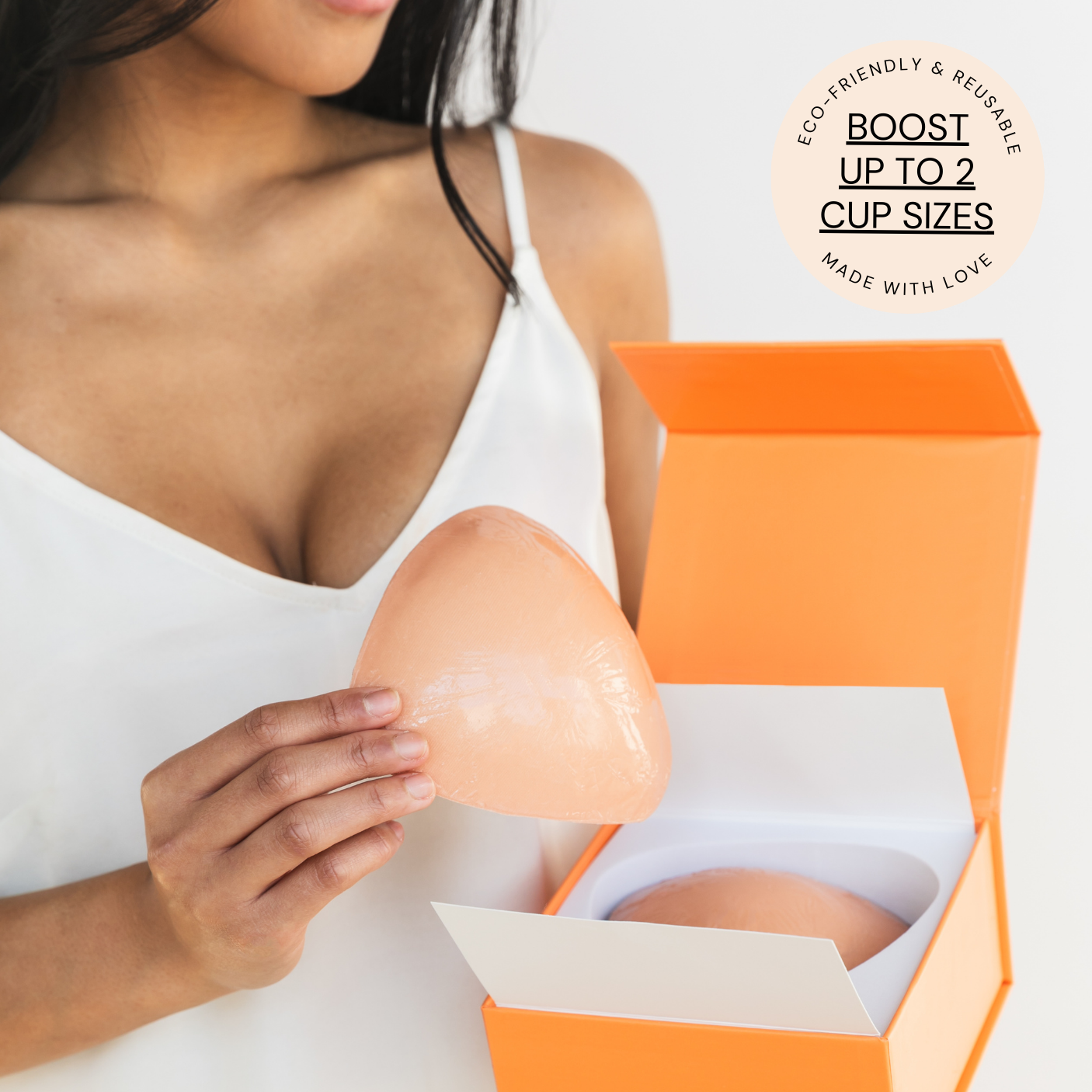 Comfortable Silicone Lift Adhesive Bra For Women Anti-sweat Skin Friendly