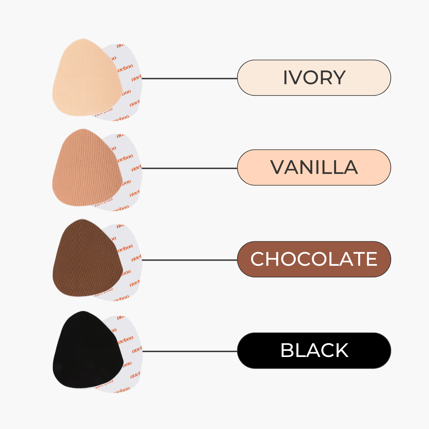 이지 리프트 접착 브라(3쌍)