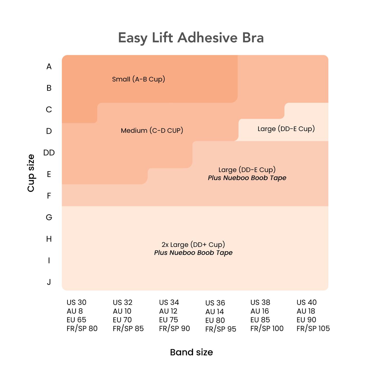 Easy Lift Klebe-BH (3 Paar)